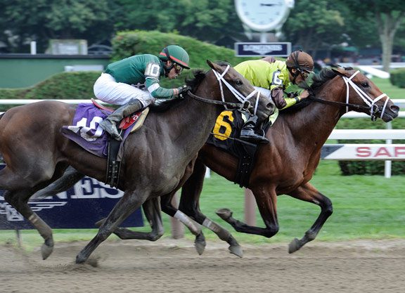 Into Mischief Colt Graduates in Loaded Saratoga Debut