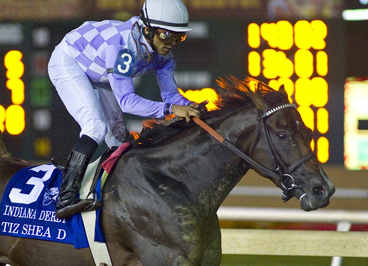 Tiznow Colt Overcomes Trouble in Indiana Derby