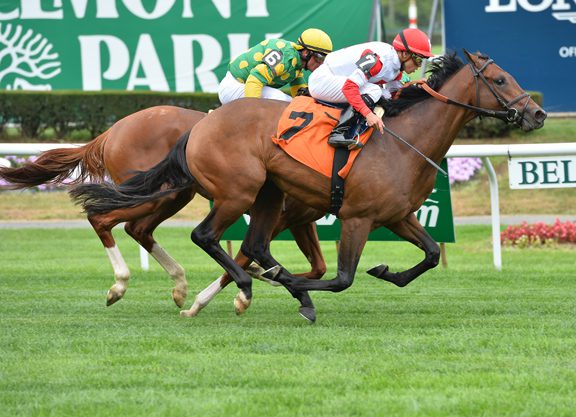 Well-Related Kitten’s Joy Firster Gets it Done at Belmont