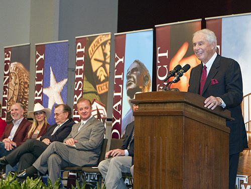 D. Wayne Lukas Speaks At Texas A&M