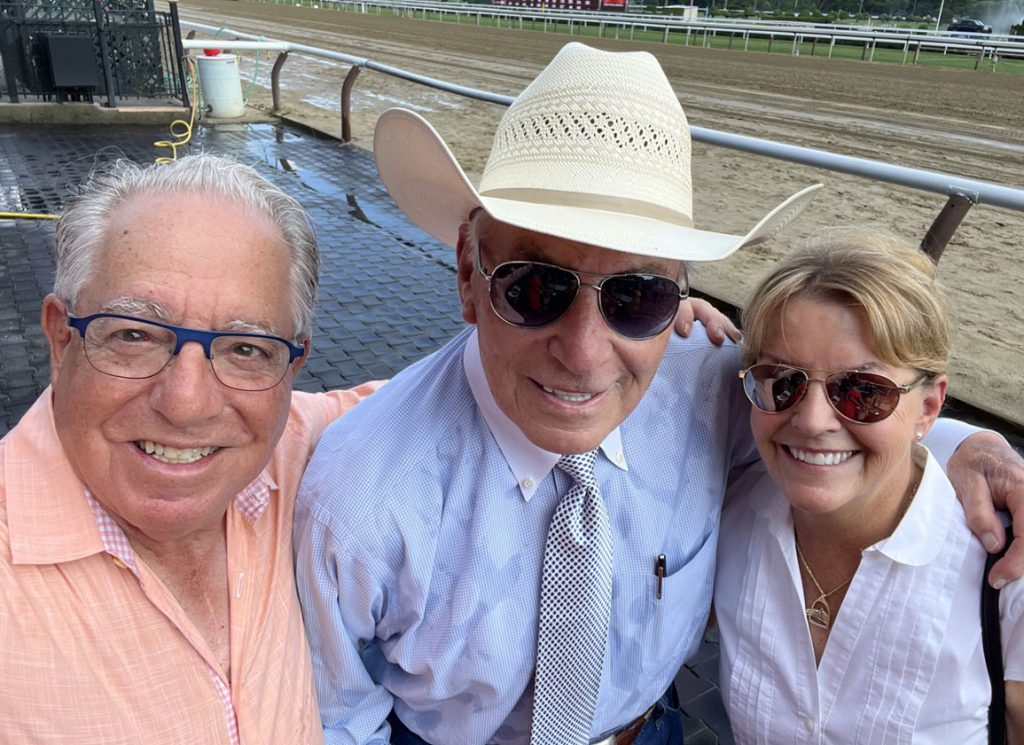 Barry Weisbord with Wayne and Laurie Lukas
