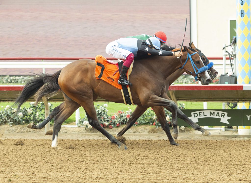 La Wally wins at Del Mar