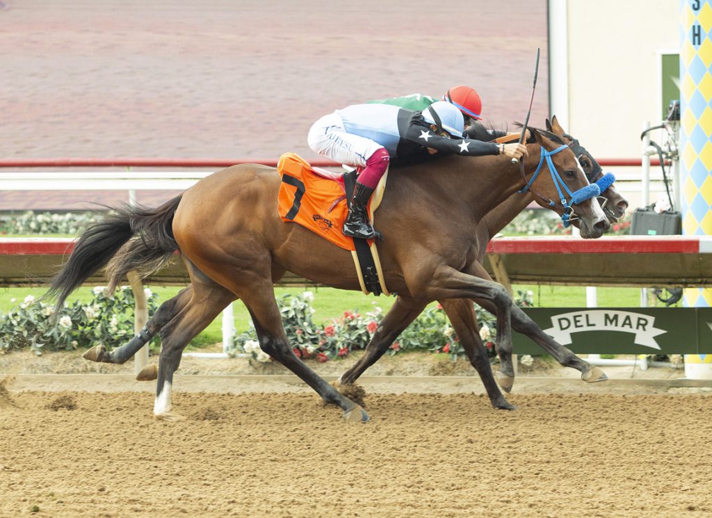 La Wally noses out Cherry Cider at Del Mar July 19