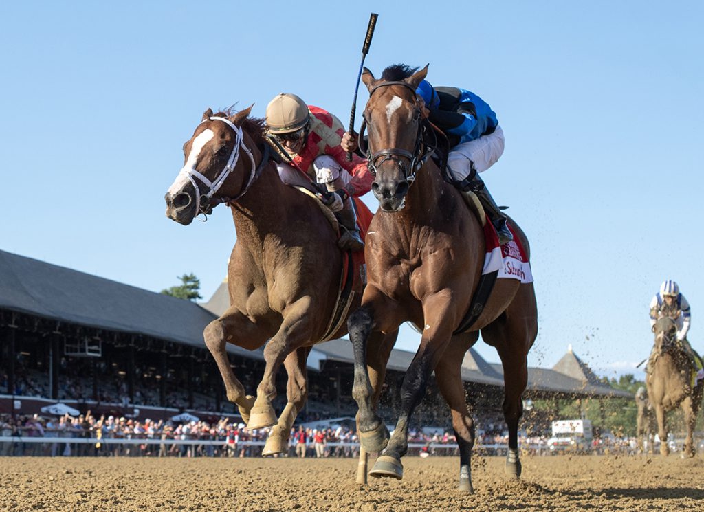 Phileas Fogg holds off Antiquarian in Suburban at Saratoga