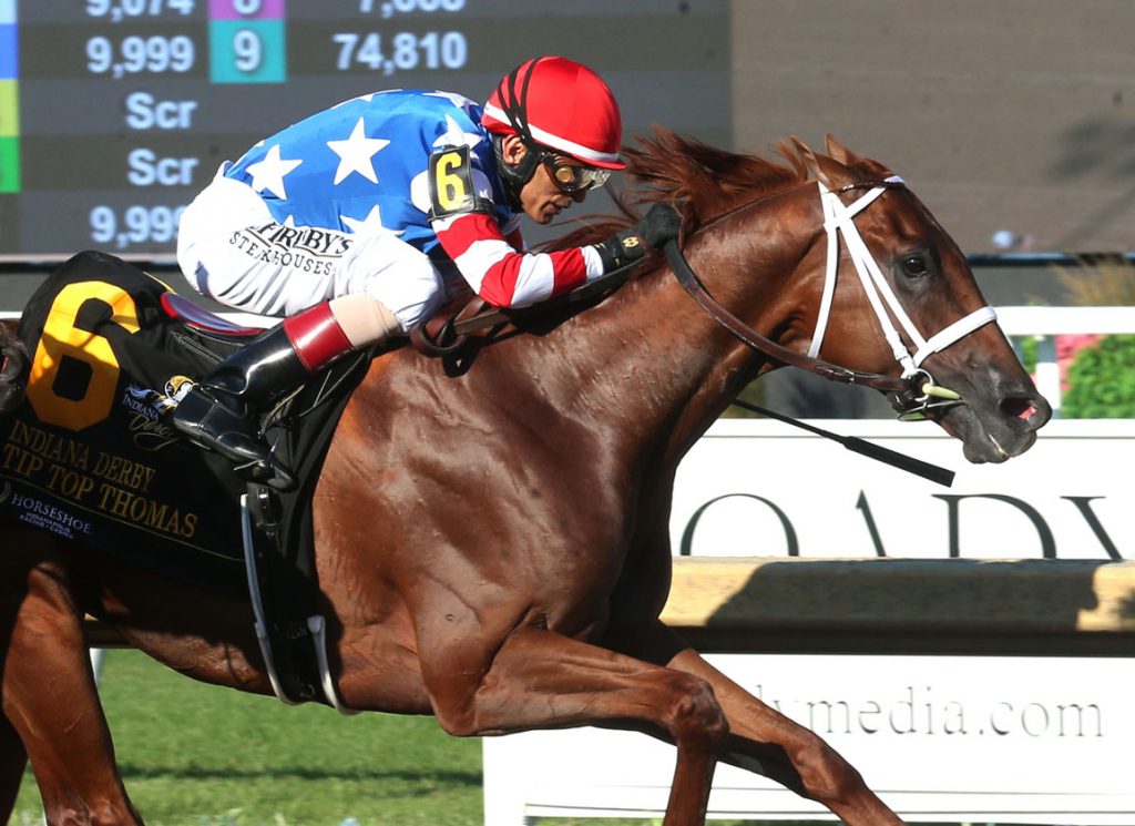 Tip Top Thomas wins Indiana Derby at Indianapolis