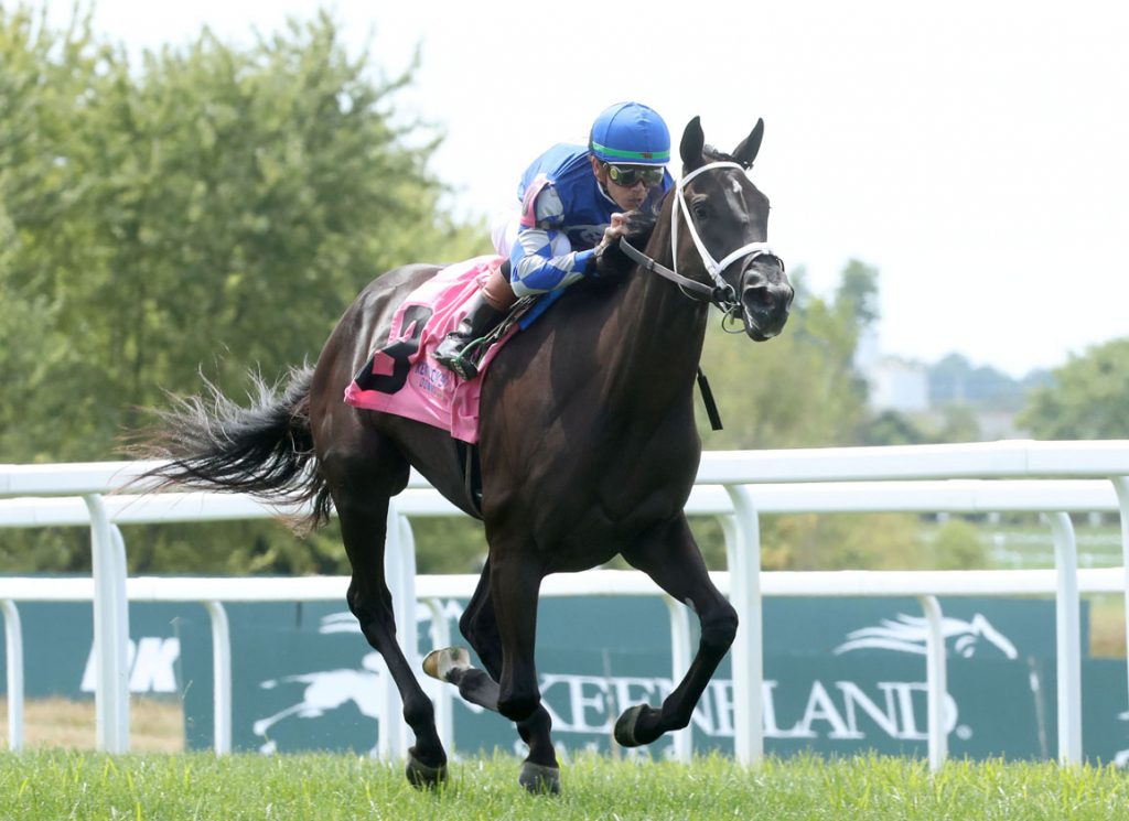 Aggressive Lime wins at Kentucky Downs