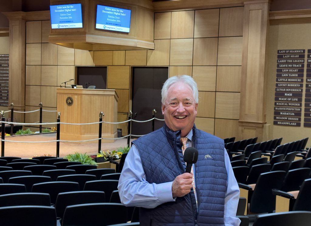 Boyd Browning at Fasig-Tipton