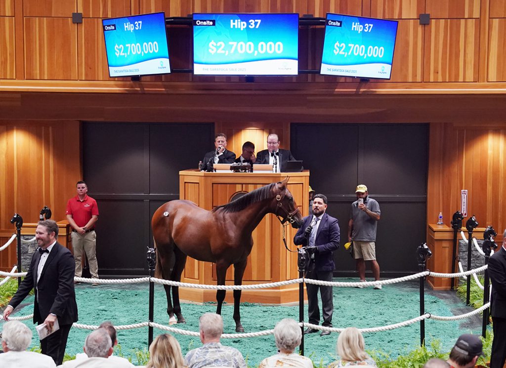 Gun Runner session topper at Saratoga