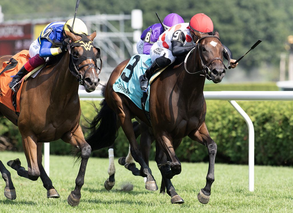 In Her Glory wins at Saratoga