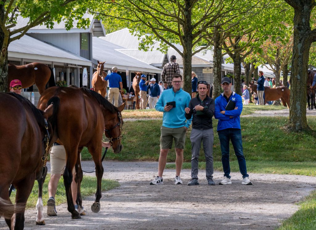 Charles Hynes and Benjamin Blaise at the sales