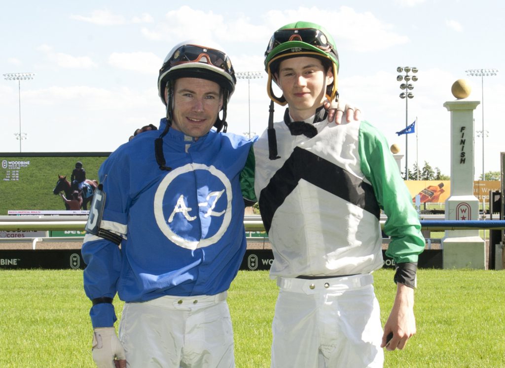 Pietro Moran and David Moran at Woodbine