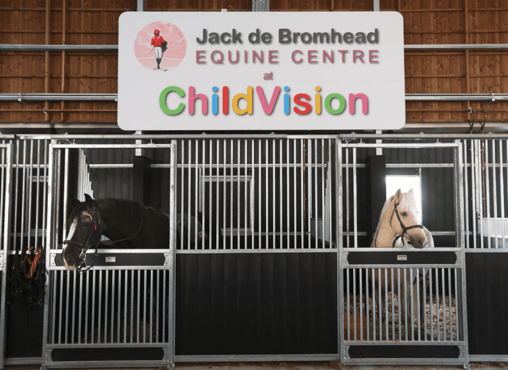 Ponies at the Jack de Bromhead Equine Centre