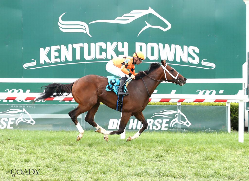 Repentless wins at Kentucky Downs