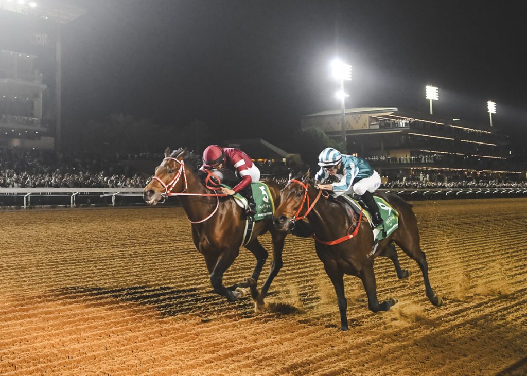 Forever Young winning the Saudi Cup