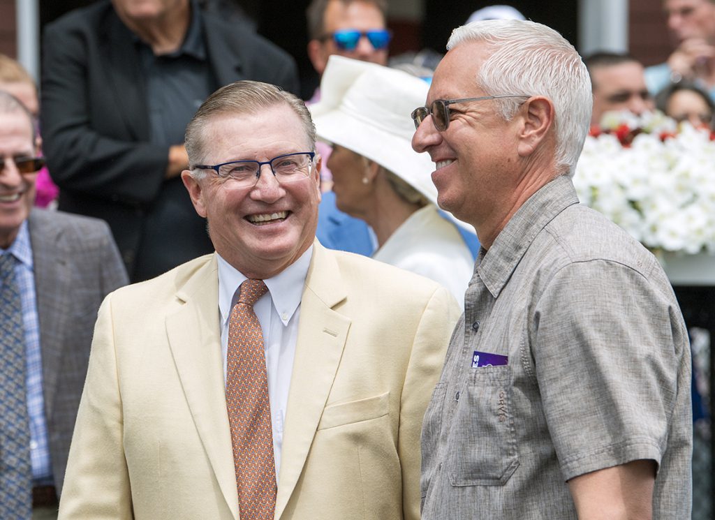 Don Little and Todd Pletcher in New York