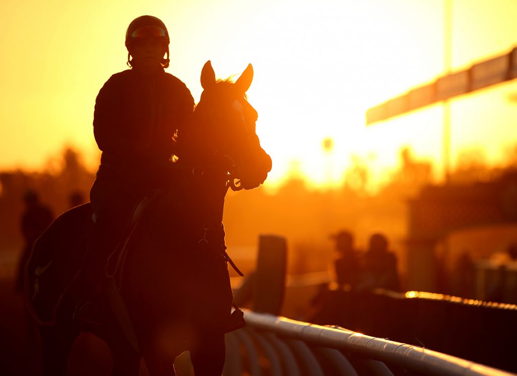 Sunrise at Santa Anita