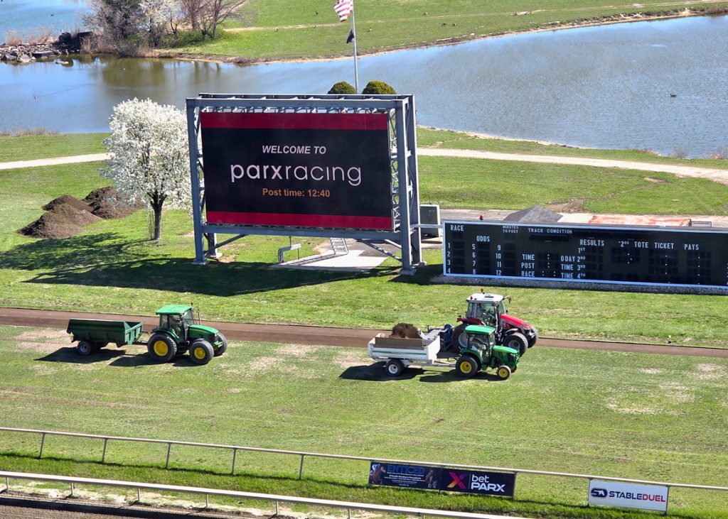 Turf course at Parx
