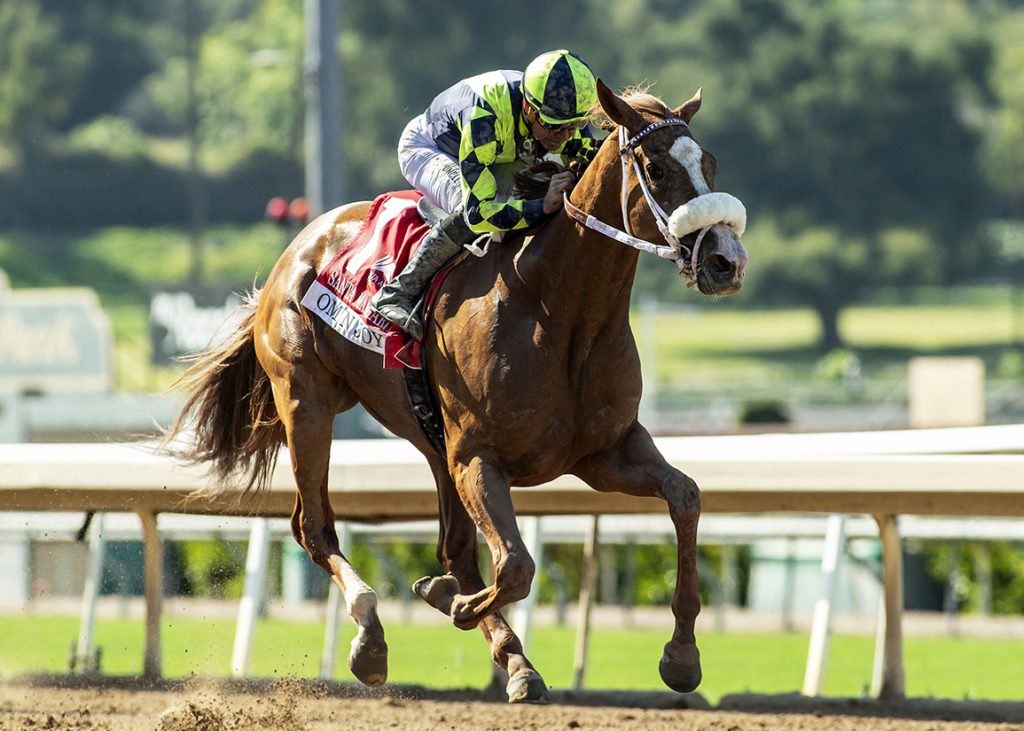 Om N Joy at Santa Anita