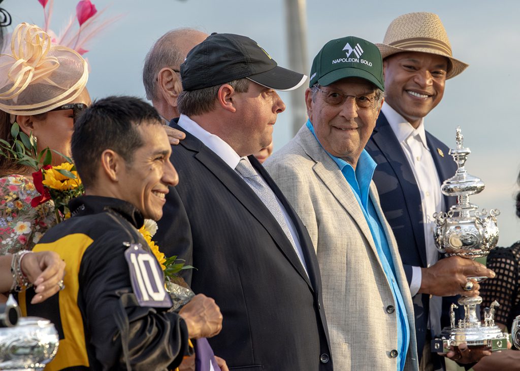 Gov. Wes Moore at Preakness