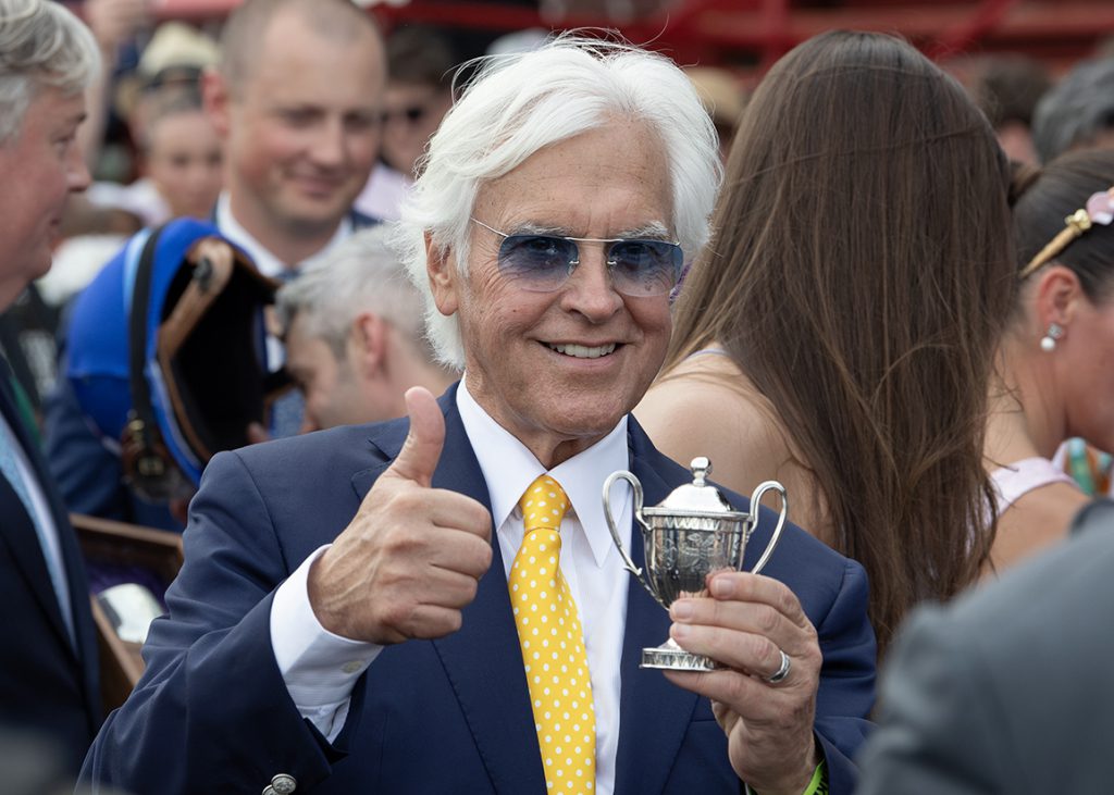 Bob Baffert at Saratoga